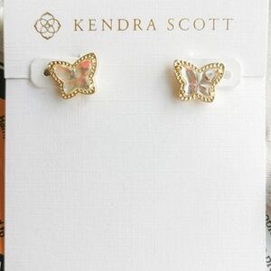 Kendra Scott Gold Butterfly Earrings
